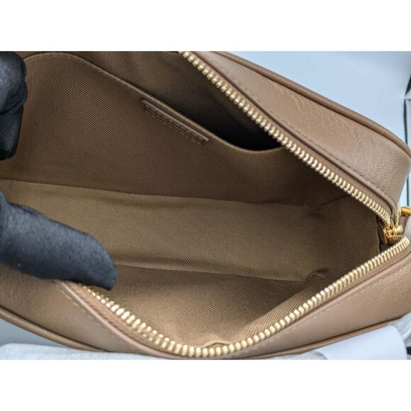 Burberry Vintage Check Large Camera Shoulder Bag Earth 8084495 - Picture 8 of 14